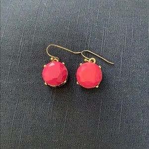 Pink Kate Spade earrings